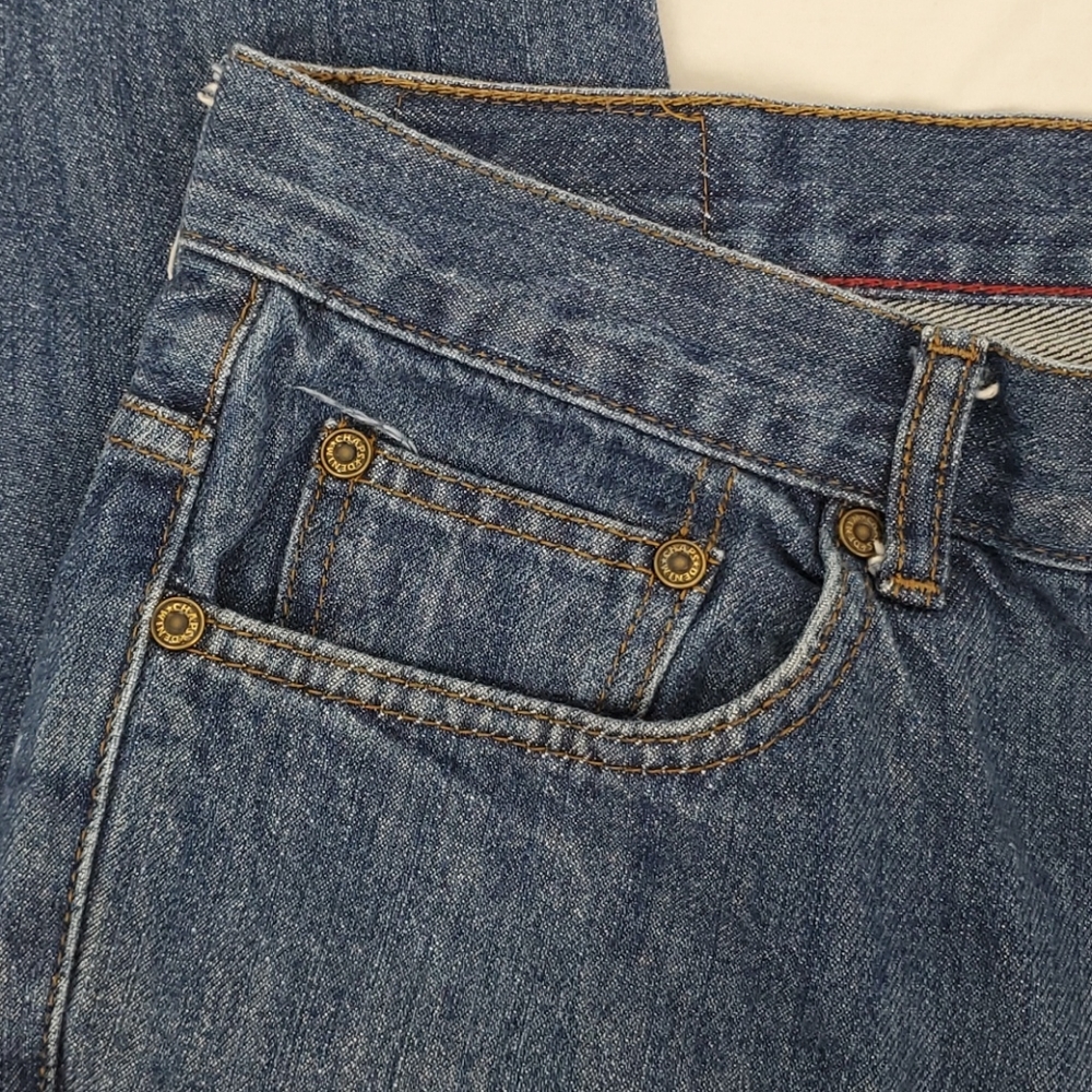 Chaps Denim Straight Leg Blue Jeans Men's 34/30 - Picture 5 of 11